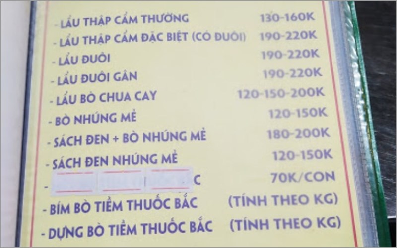 Quán Lẩu Bò A Mập