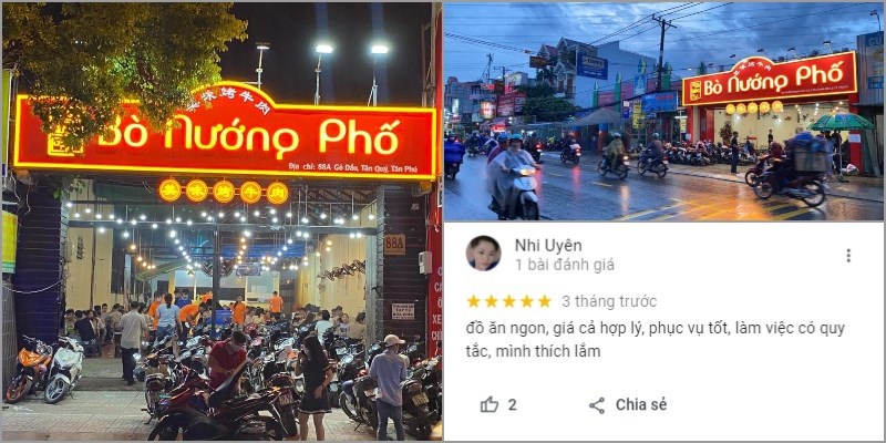 Quán Bò Nướng Phố